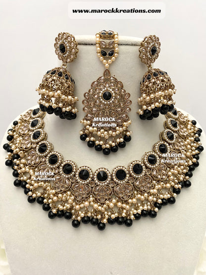 Aalia Antique Polki Necklace set