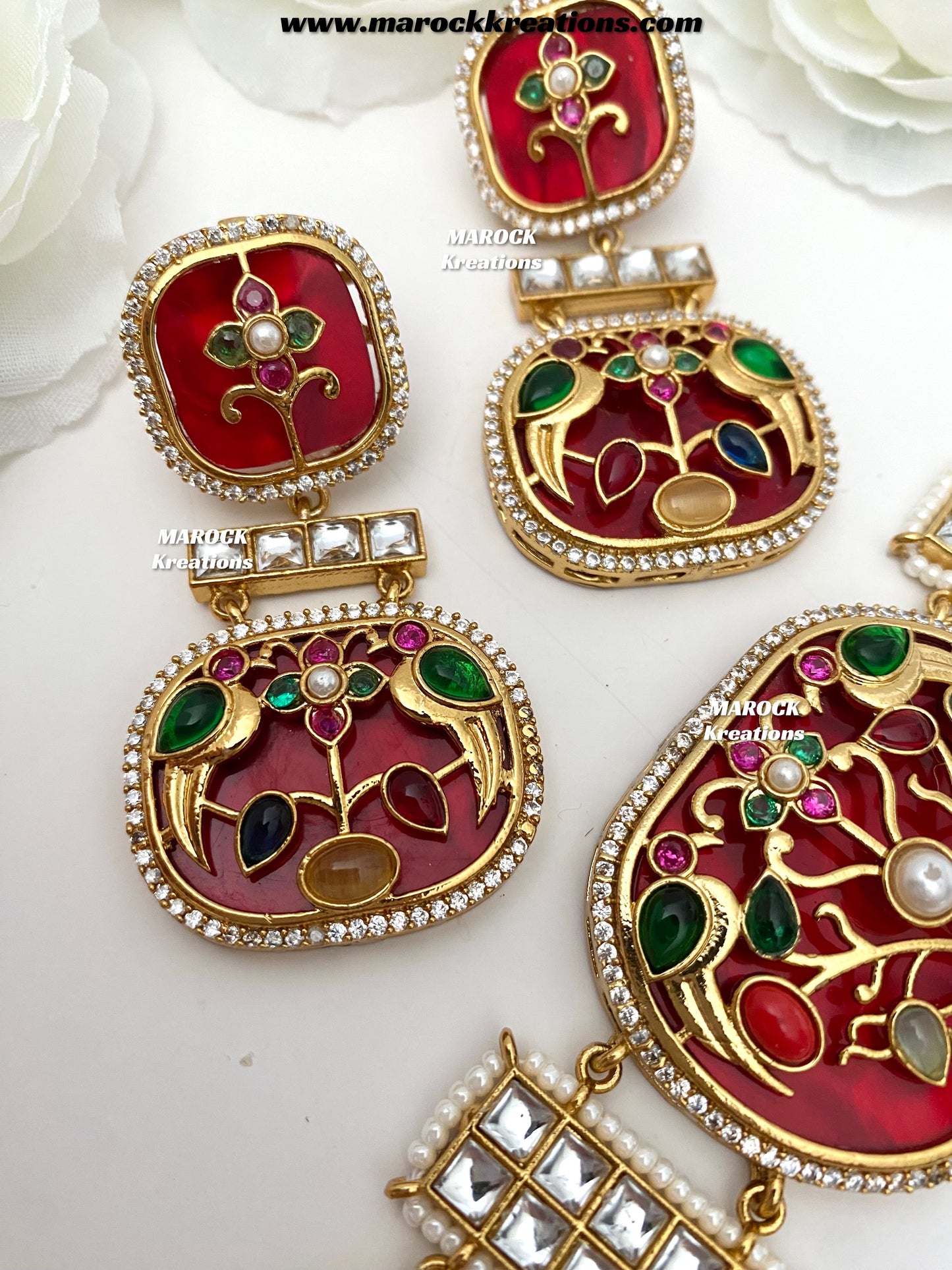 Swati Premium Quality sabyasachi inspired Statement kundan choker set