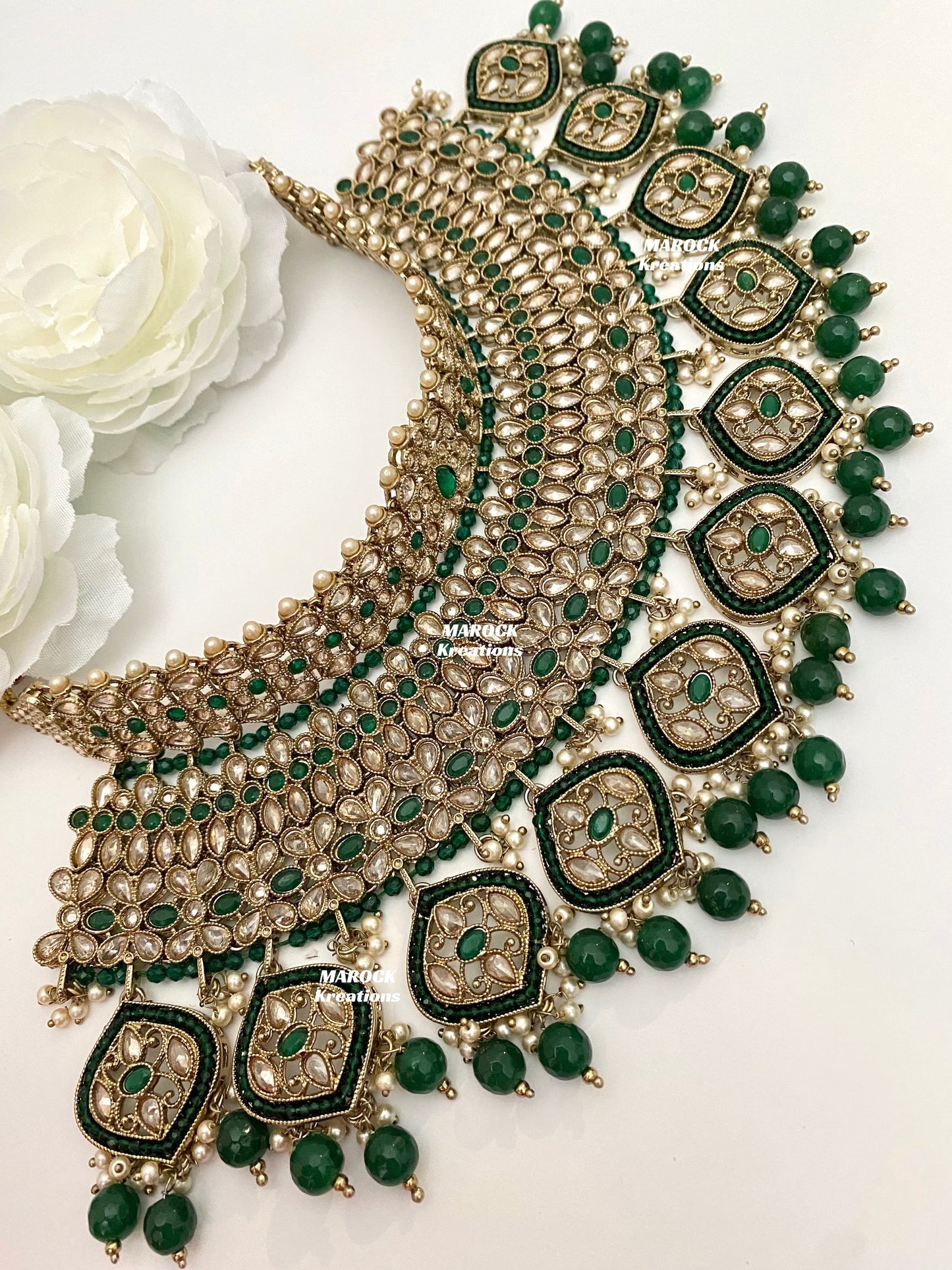 Tashi Premium Quality Polki Statement Bridal set