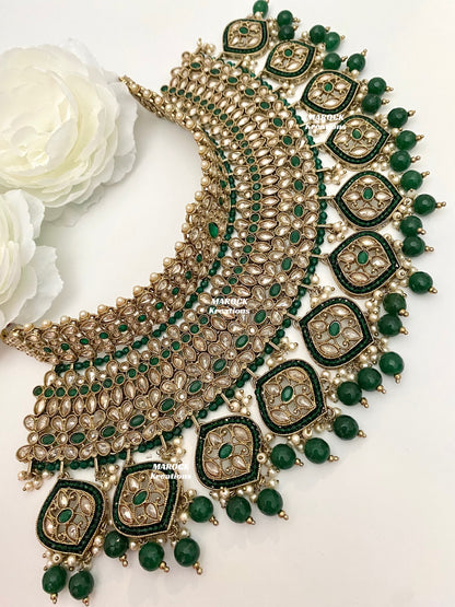 Tashi Premium Quality Polki Statement Bridal set