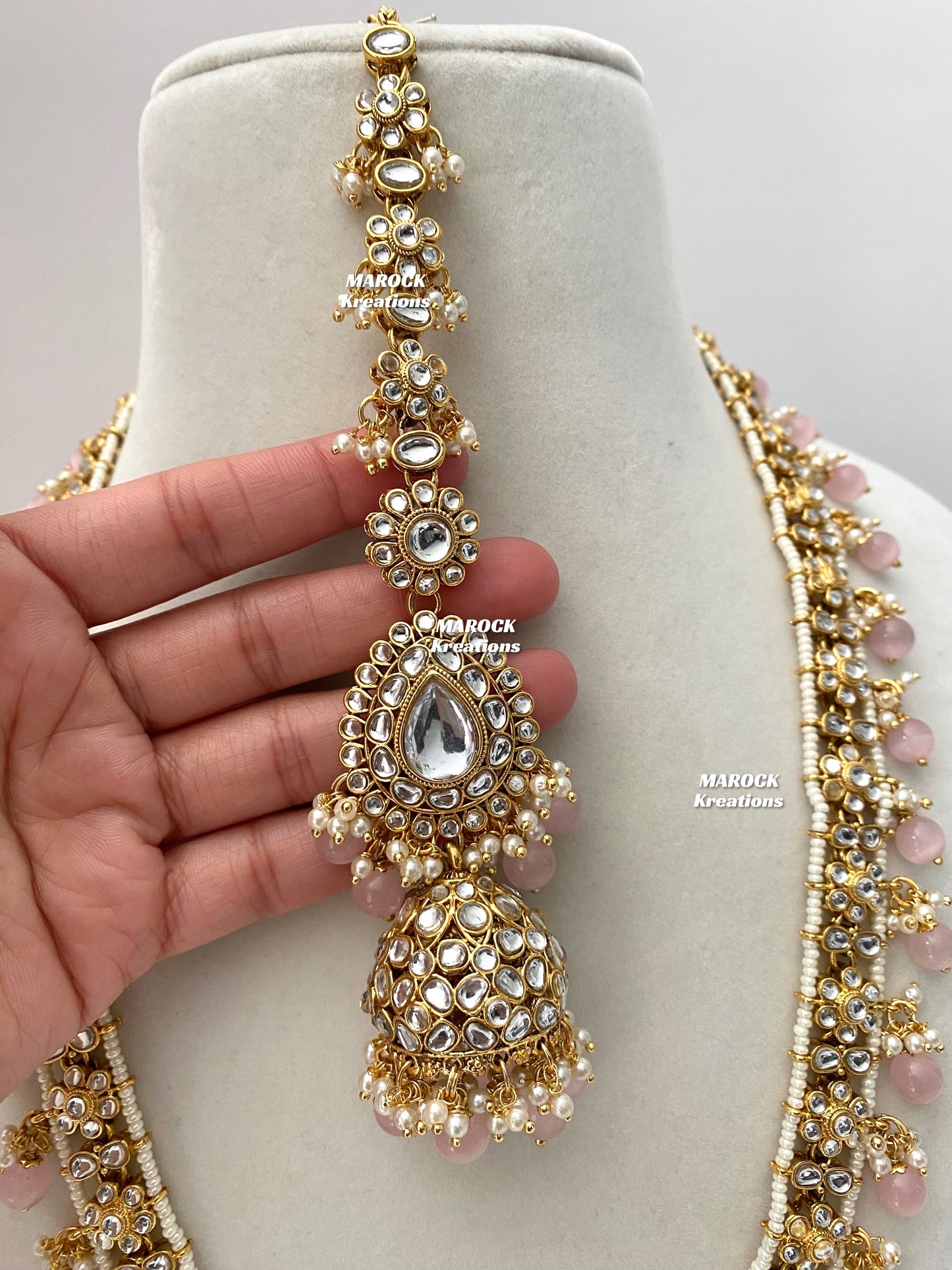 Premium Quality Kundan Bridal set/Indian bridal jewelry