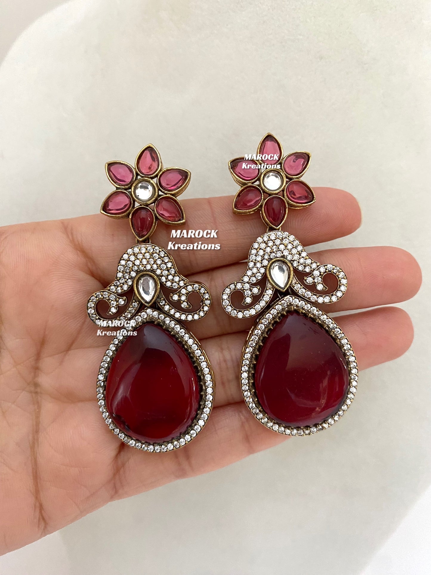 Freya Sabyasachi inspired Premium Quality Moissanite Kundan Necklace set