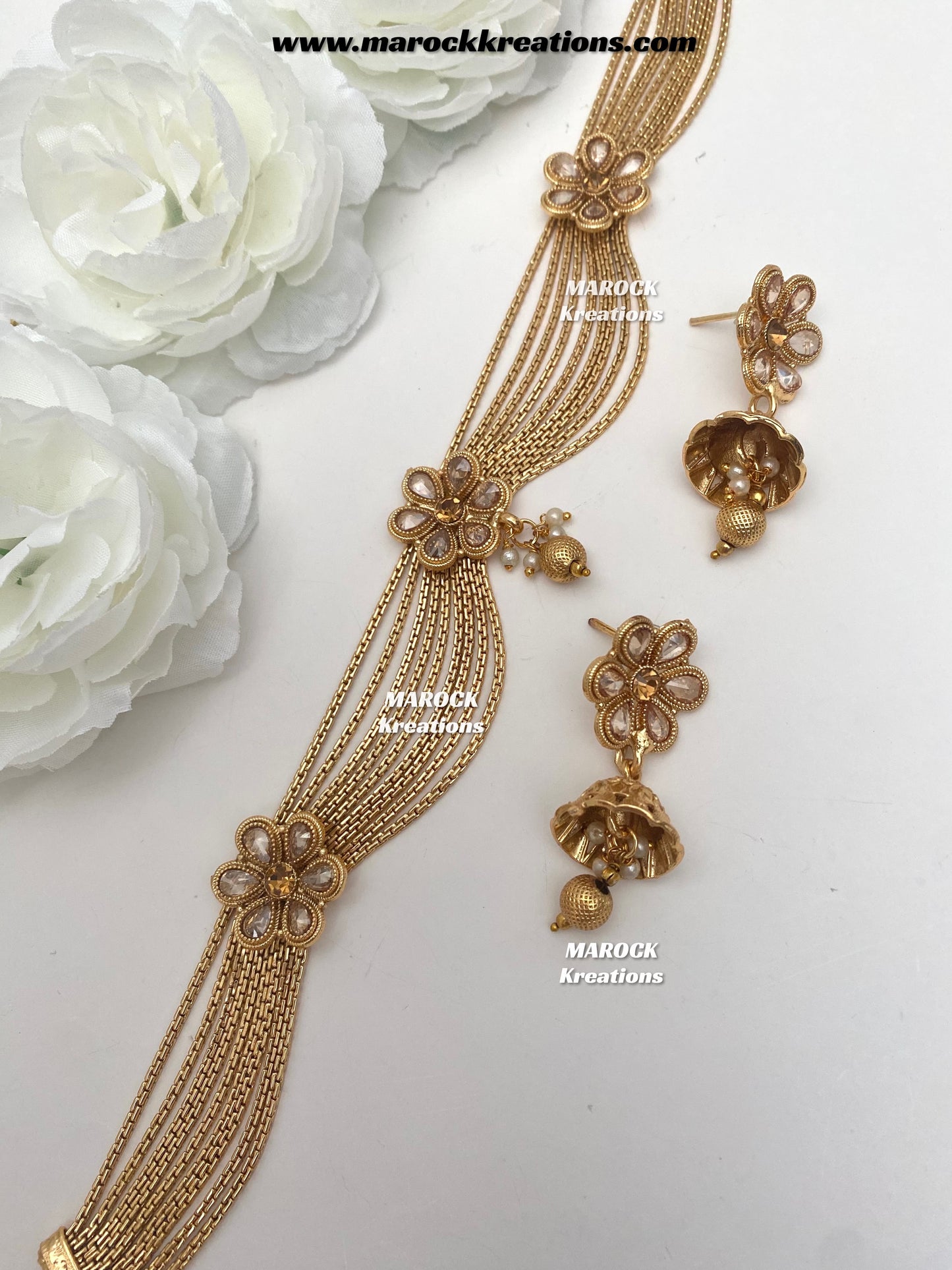 Nazia Premium Quality Gold plated choker set