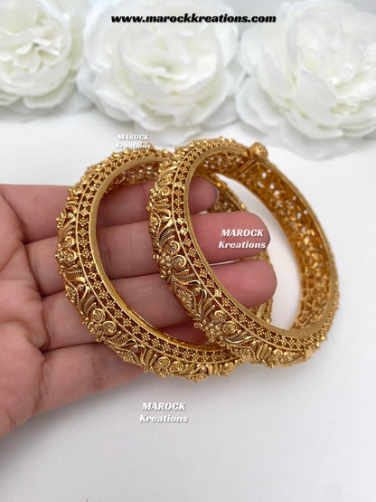Sandhya Premium Quality Gold plated openable kade/Bangles/Kangan