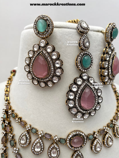 Darsha Sabyasachi inspired Victorian Kundan Statement necklace set