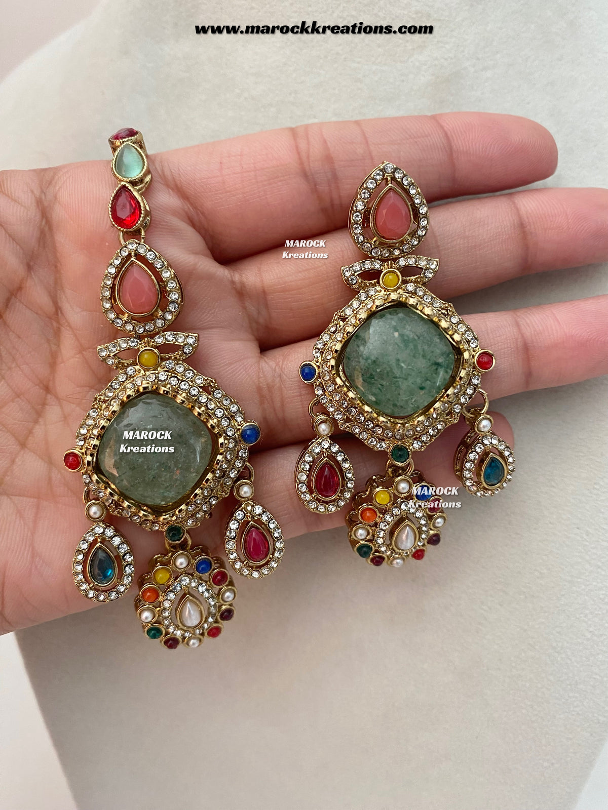 Niharika Sabyasachi inspired Premium Quality Kundan statement choker/necklace set