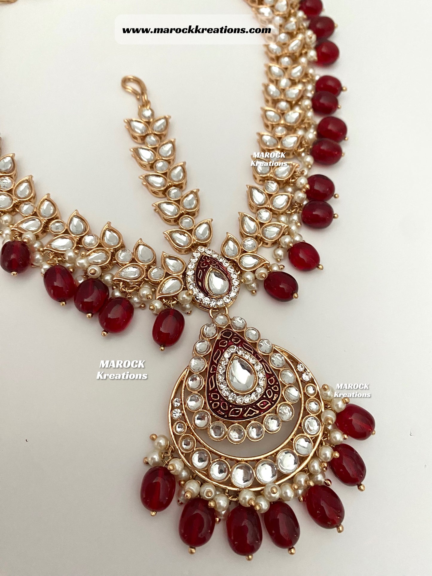 Premium Quality Kundan Meenakari Bridal set/Indian bridal jewelry