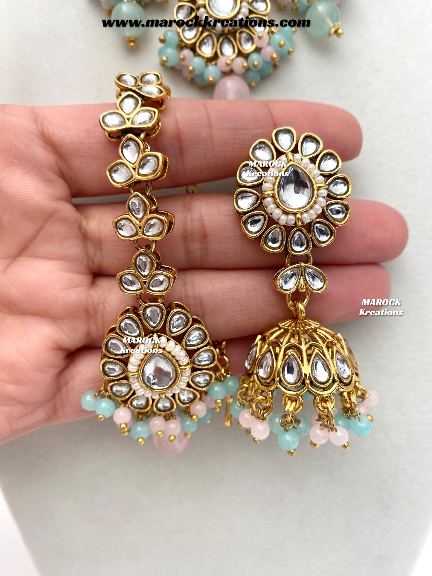 Shaneel Premium quality Kundan Choker set