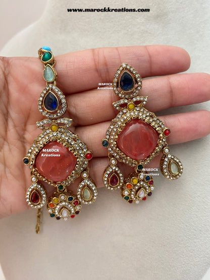 Niharika Sabyasachi inspired Premium Quality Kundan statement choker/necklace set