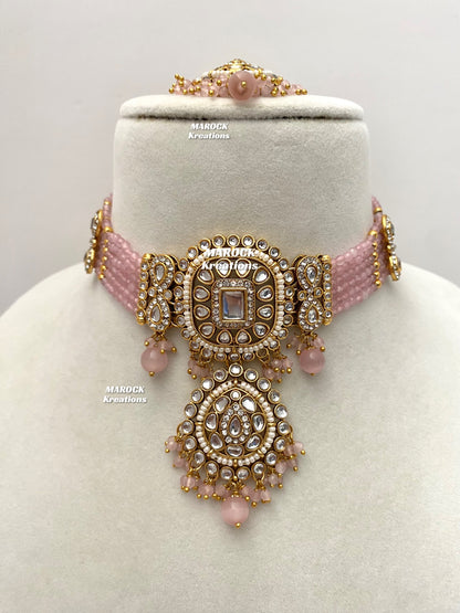 Simona Premium Quality Kundan Choker set