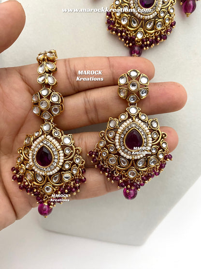 Mahima Premium Quality Kundan Choker set