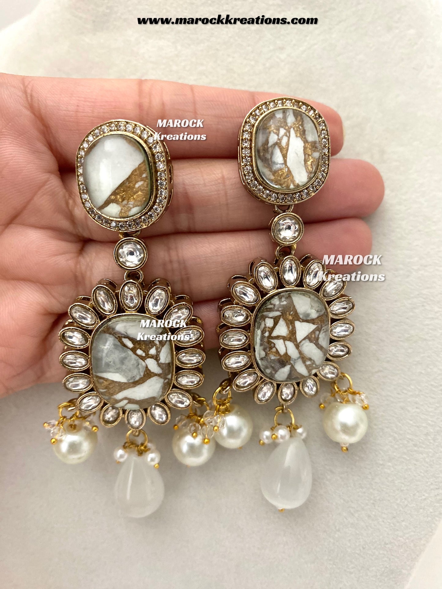 Jane Sabyasachi inspired Premium Quality  Kundan statement necklace set