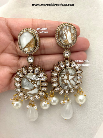 Jane Sabyasachi inspired Premium Quality  Kundan statement necklace set