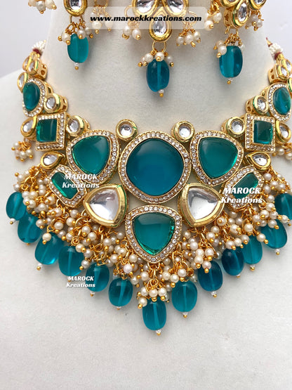 Kundan Statement Necklace set