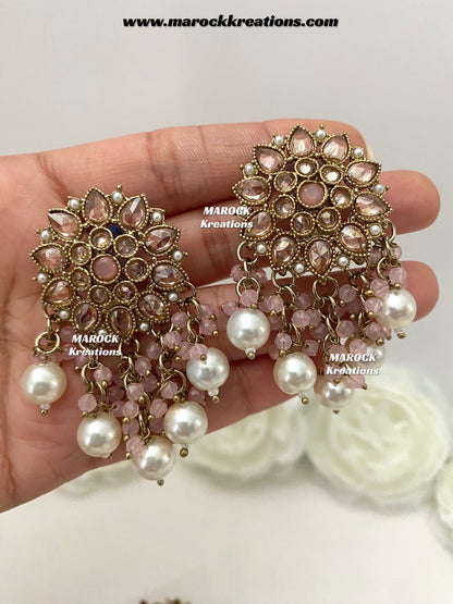 Rameesa Antique Polki Studs/Earrings