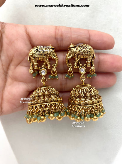 Sahana Premium Quality Gold Plated Rajwadi necklace set