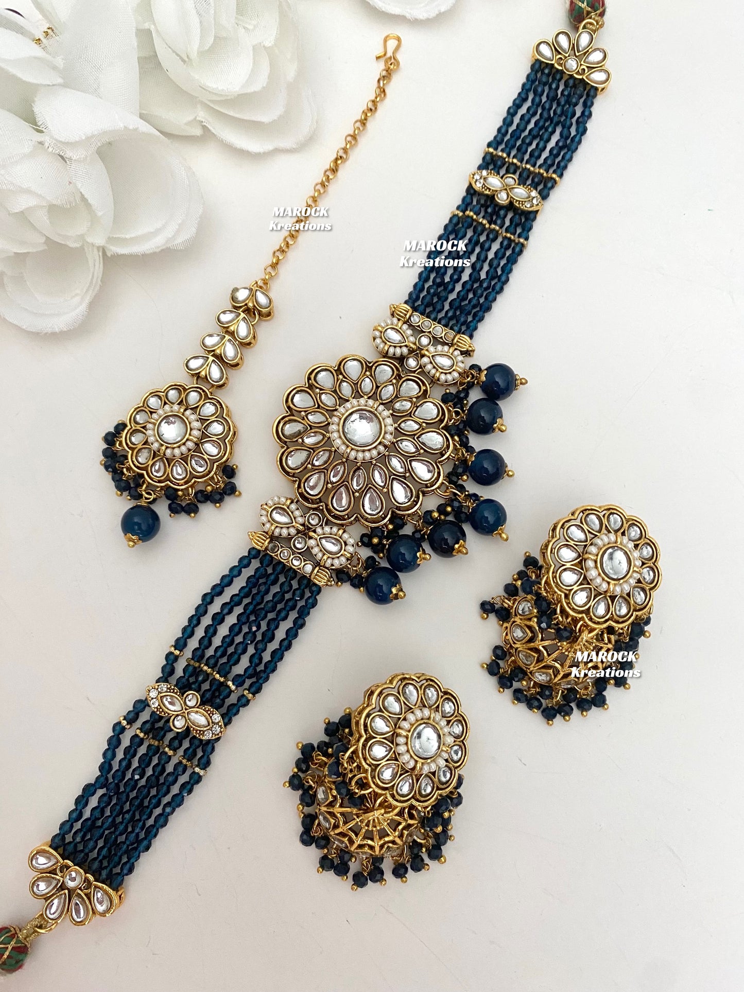 Ginni Premium Quality Kundan choker set