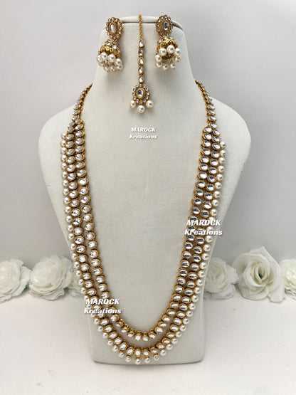 Saroj Premium Quality Kundan Rani haar set