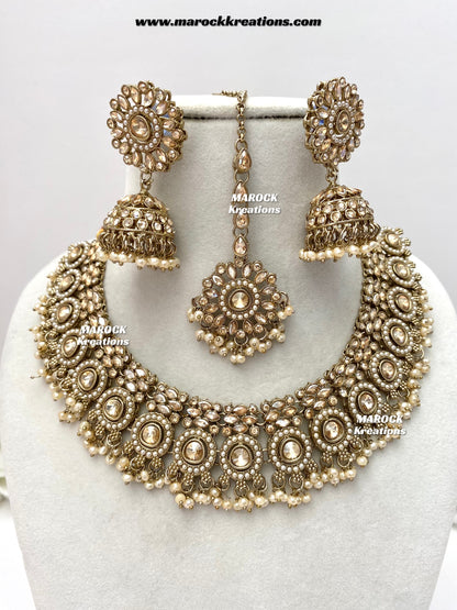 Sameera Polki Necklace set