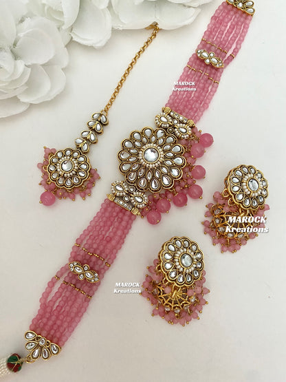 Ginni Premium Quality Kundan choker set