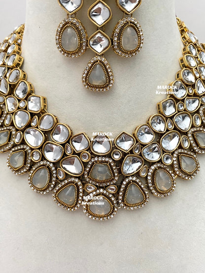 Patriza Sabyasachi inspired Premium Quality Kundan Statement Necklace set