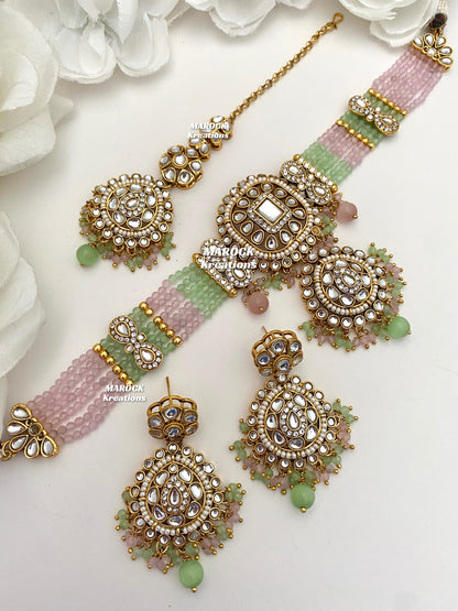 Simona Premium Quality Kundan Choker set