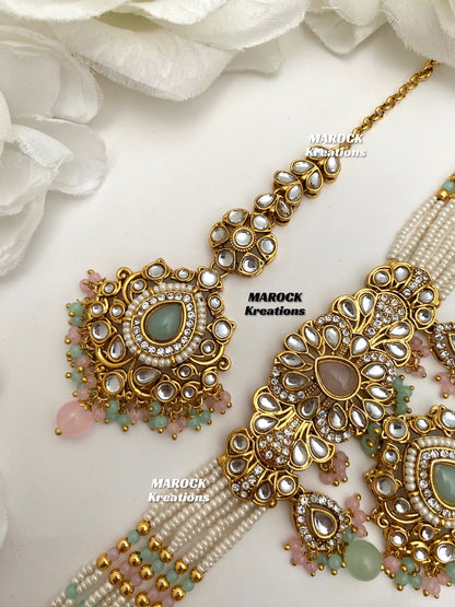 Mahima Premium Quality Kundan Choker set