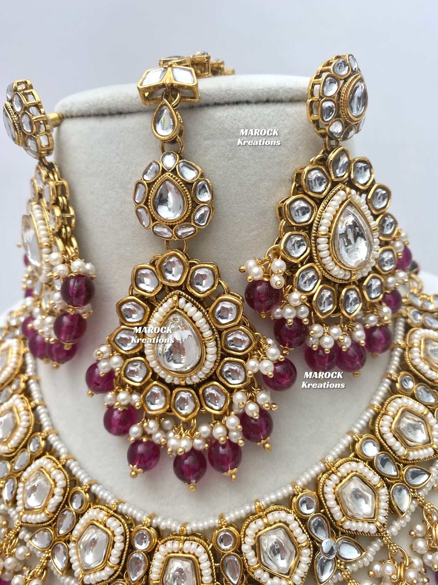 Sania Premium Quality Kundan Necklace set