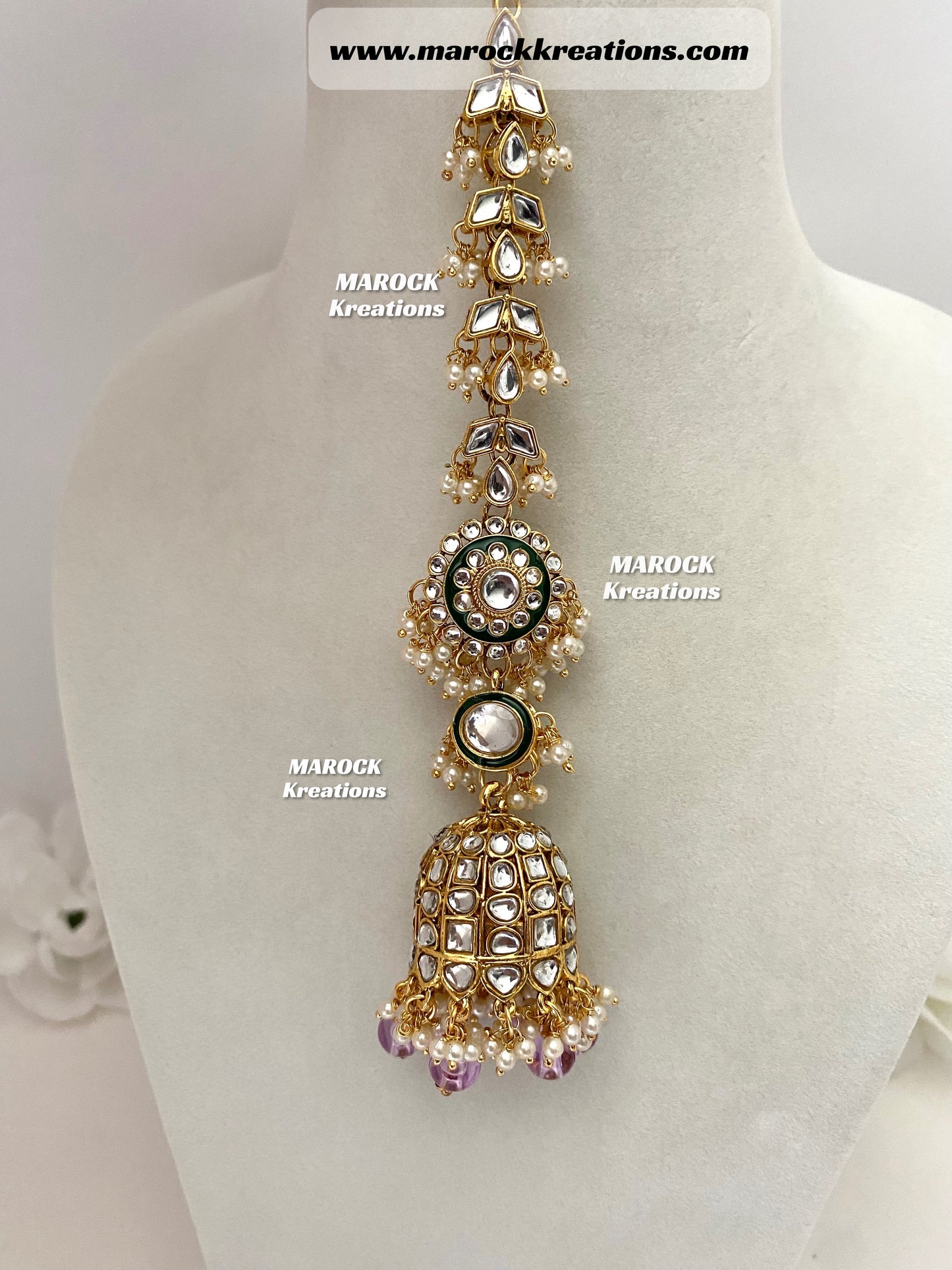 Mehak Premium Quality Kundan Statement Necklace set