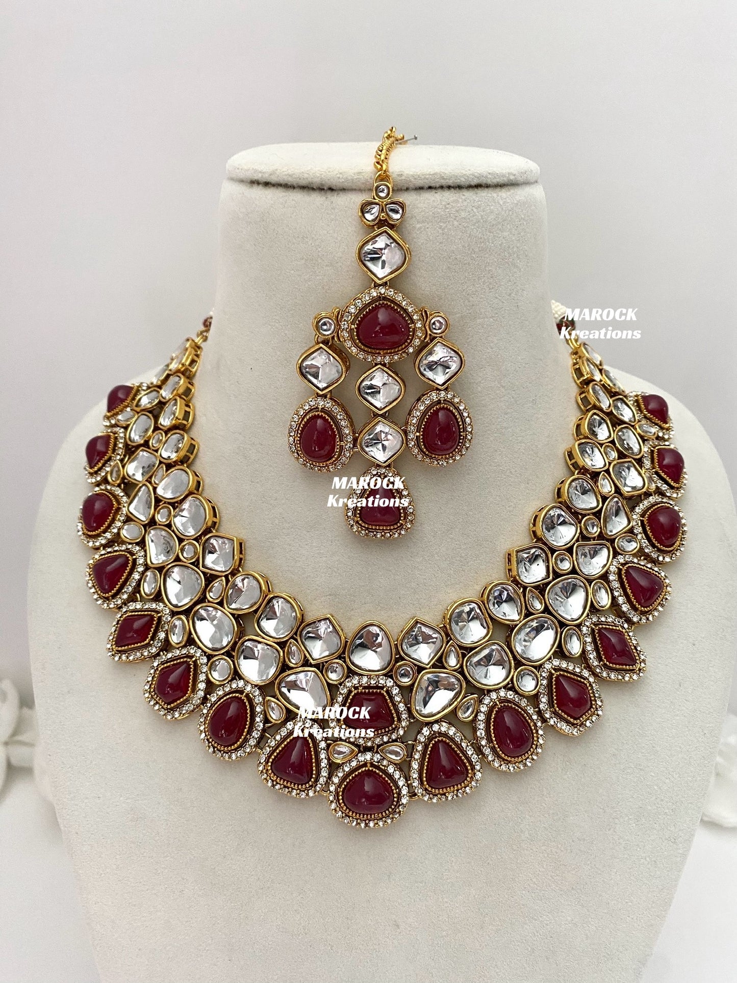 Patriza Sabyasachi inspired Premium Quality Kundan Statement Necklace set