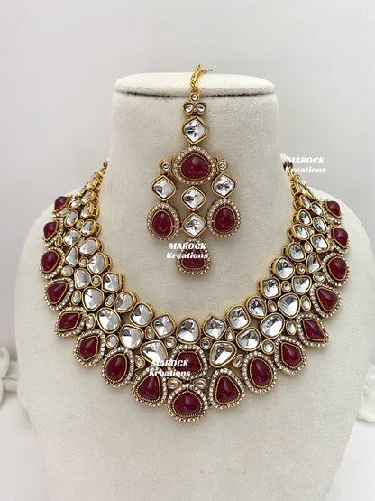 Patriza Sabyasachi inspired Premium Quality Kundan Statement Necklace set