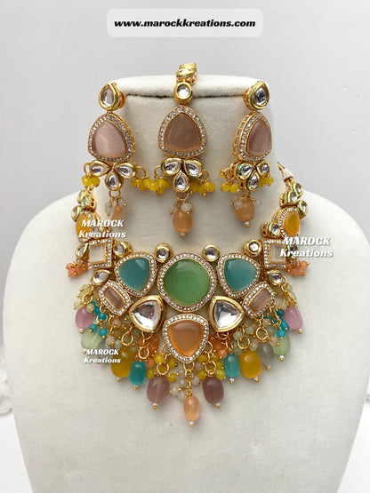 Kundan Statement Necklace set