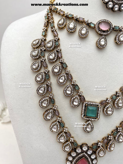 Darsha Sabyasachi inspired Victorian Kundan Statement necklace set