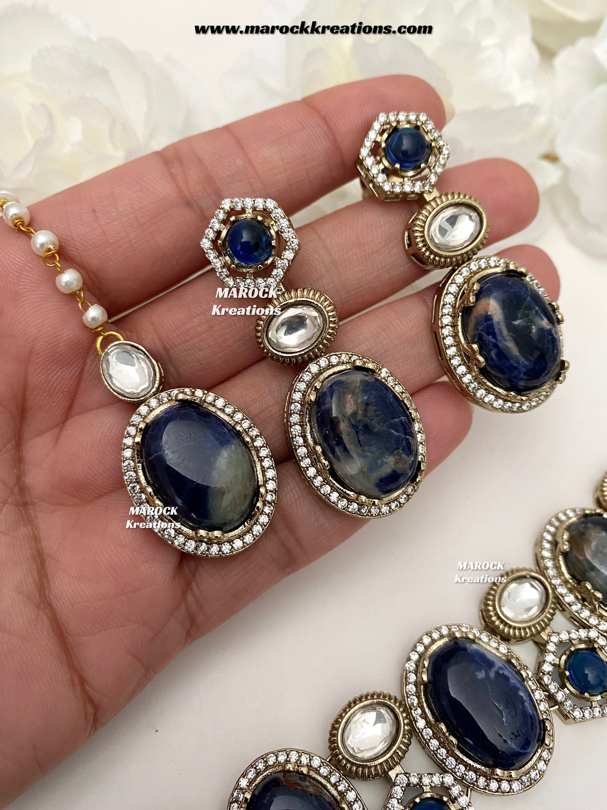 Ridam Sabyasachi inspired Premium Quality Kundan statement choker set