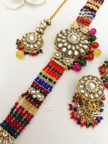 Ginni Premium Quality Kundan choker set