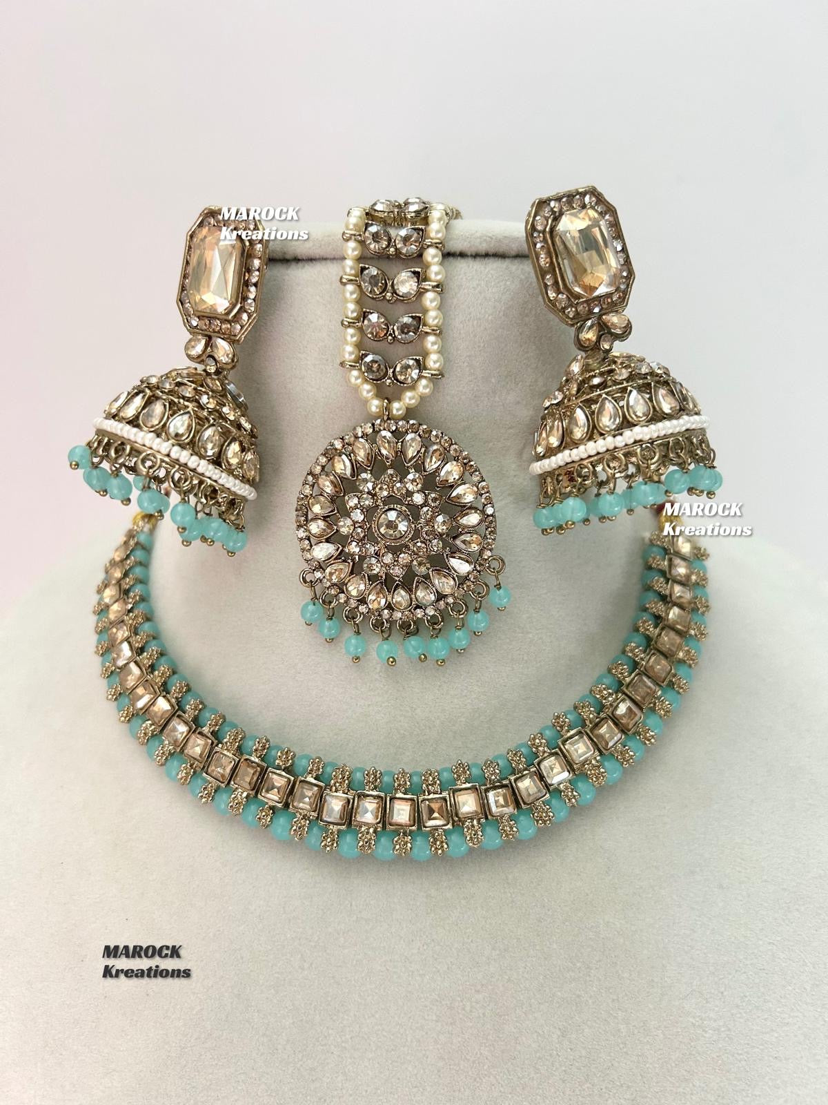 Kajal Polki Necklace set