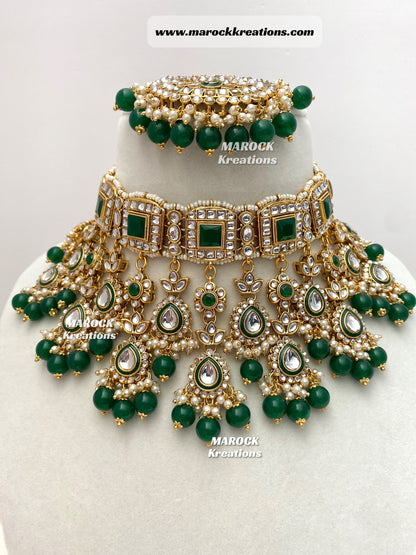 Zoya Premium Quality Kundan Statement Necklace set