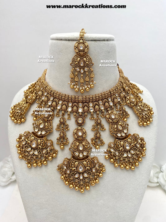 Shannon Premium Quality Gold Plated Bridal set