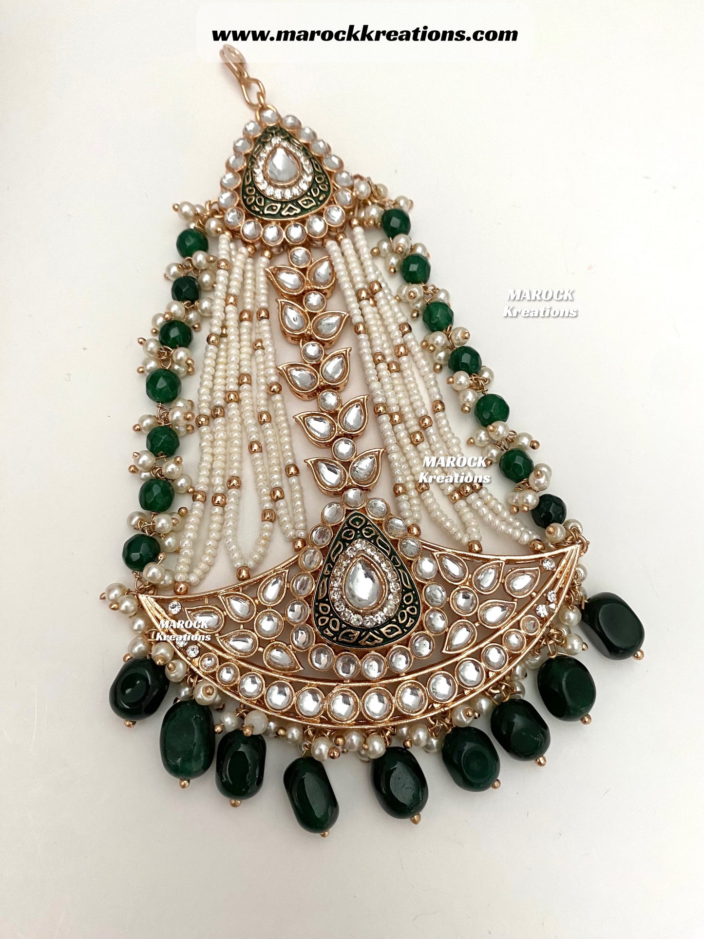 Premium Quality Kundan Meenakari Bridal set/Indian bridal jewelry