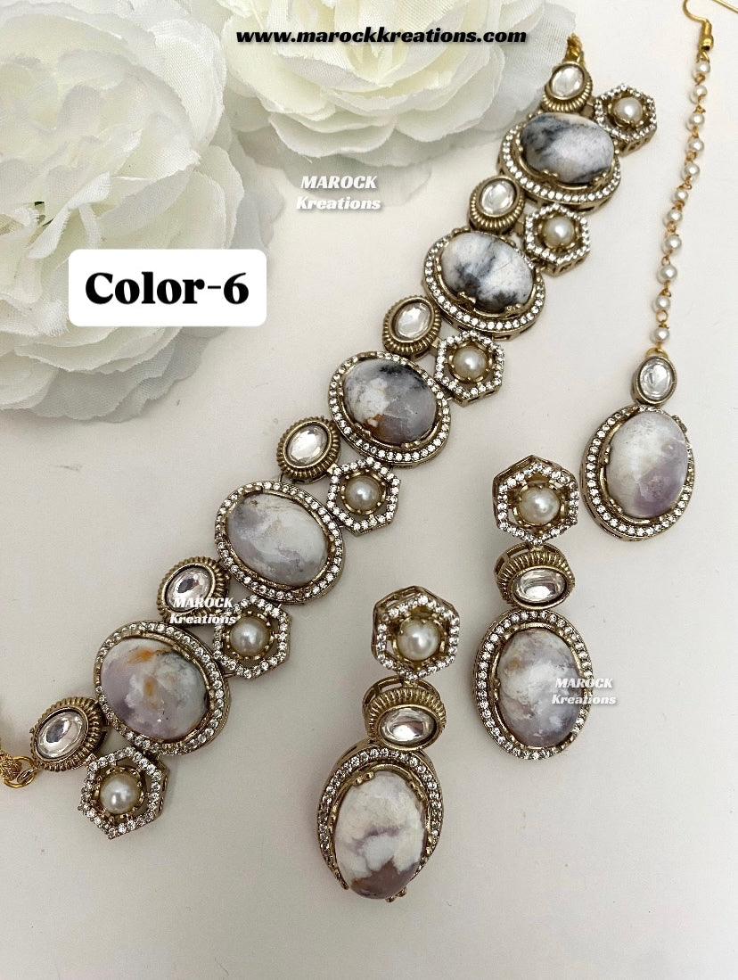 Ridam Sabyasachi inspired Premium Quality Kundan statement choker set
