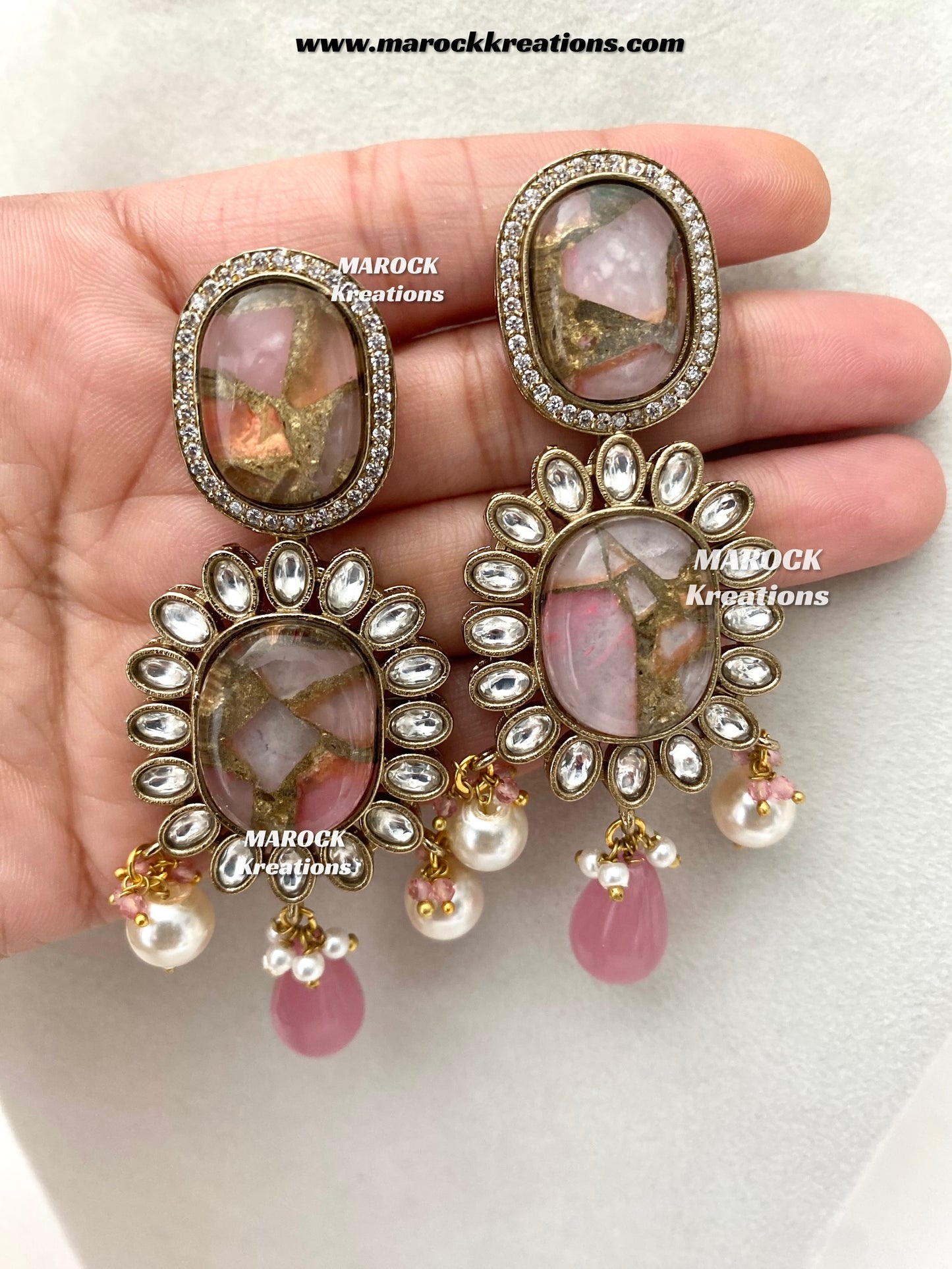 Jane Sabyasachi inspired Premium Quality  Kundan statement necklace set