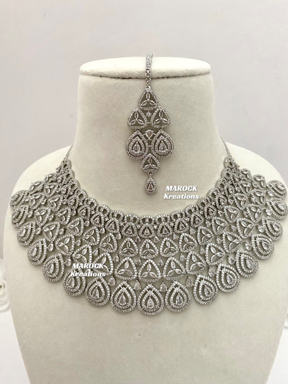 American Diamond Necklace set