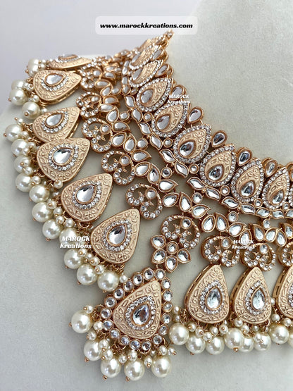 Premium Quality Kundan Meenakari Bridal set/Indian bridal jewelry