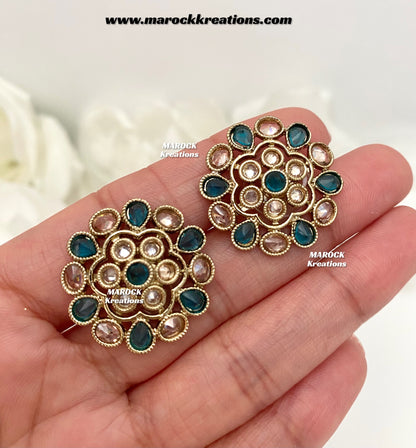 Anna Antique Polki Studs/Earrings