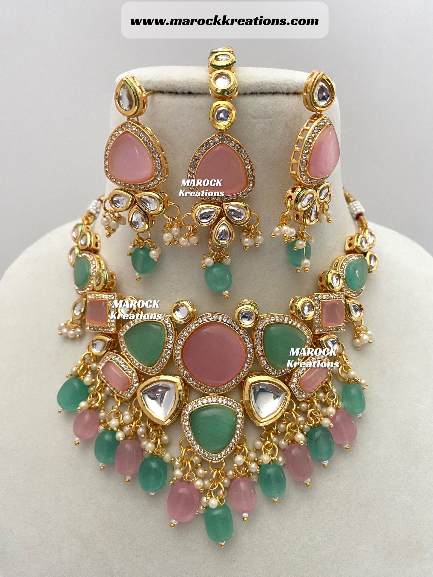 Kundan Statement Necklace set