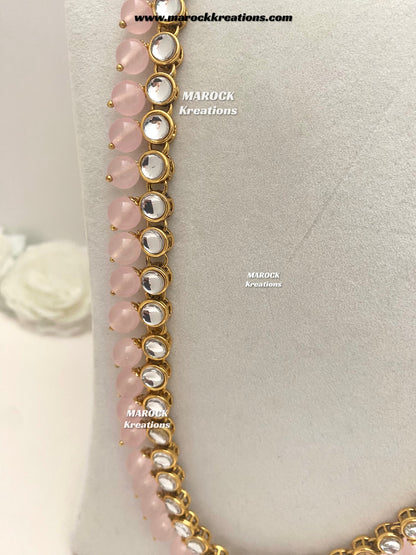 Premium Quality Kundan Rani haar set