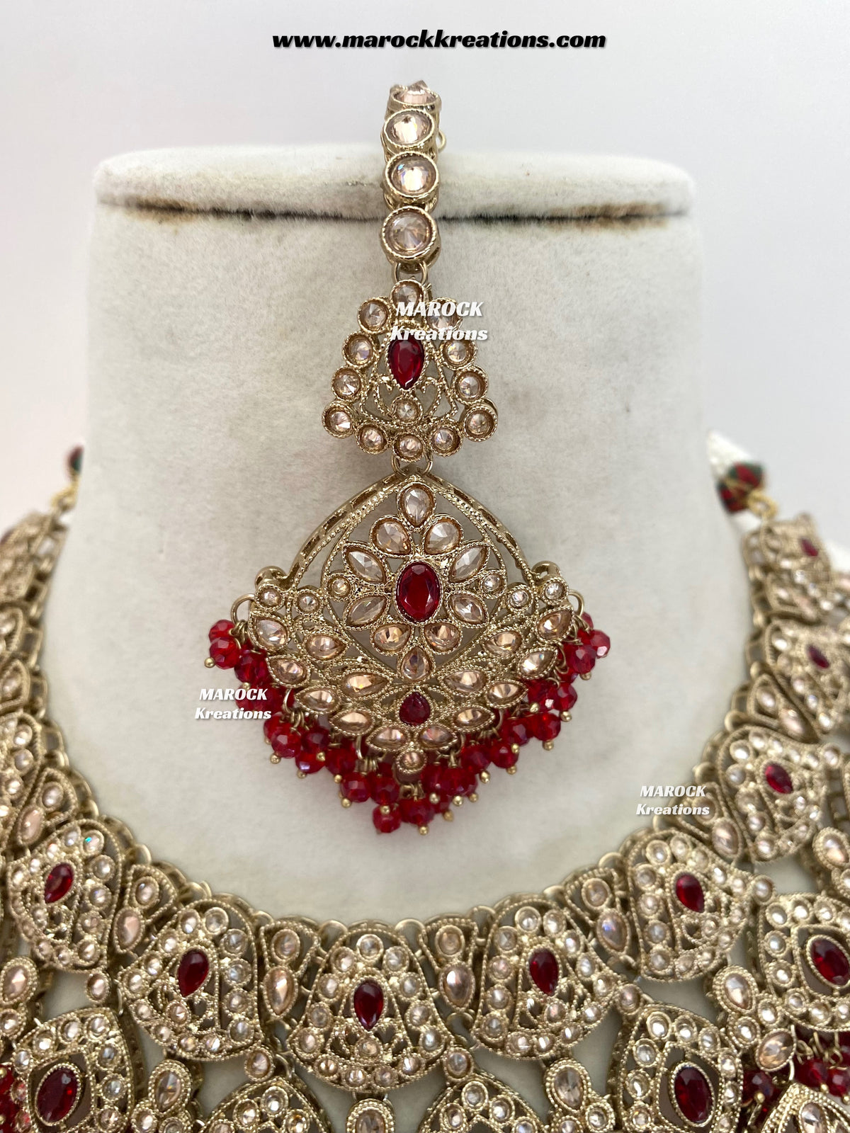 Shradha Polki Statement Necklace set/Bridal set