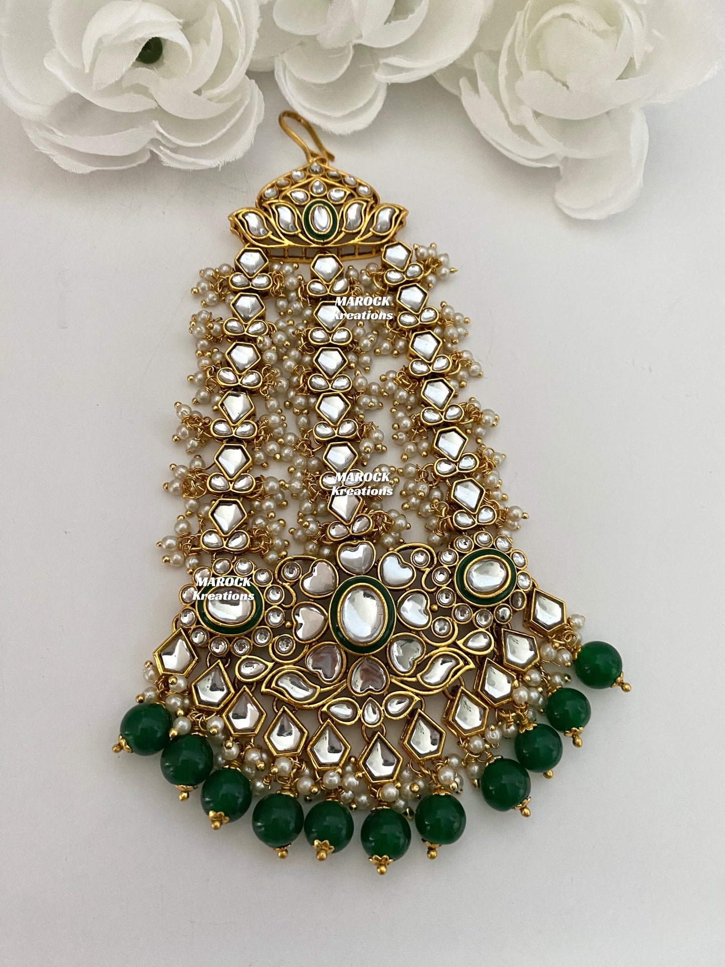 Oversized Kundan Jhoomer/Passa