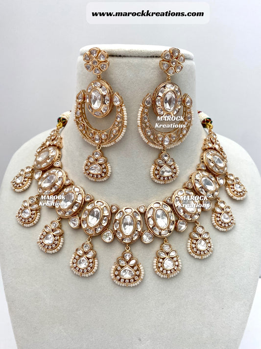 Ambika Tyani inspired Premium Quality Kundan exclusive Necklace set