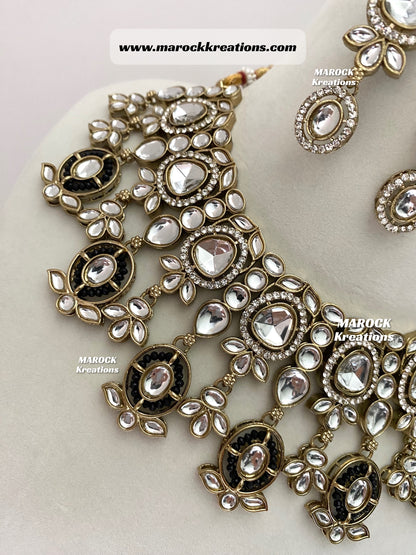 Noor Kundan Statement Necklace set